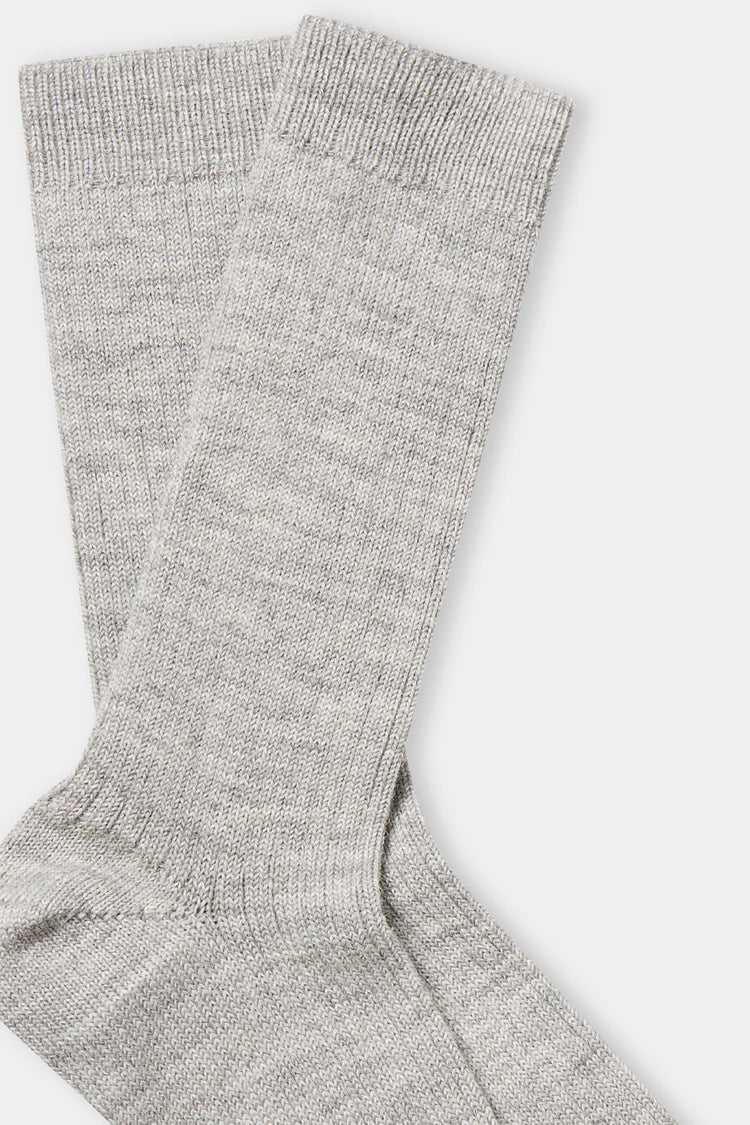 About Companions Light Grey Undyed Alpaca Socks