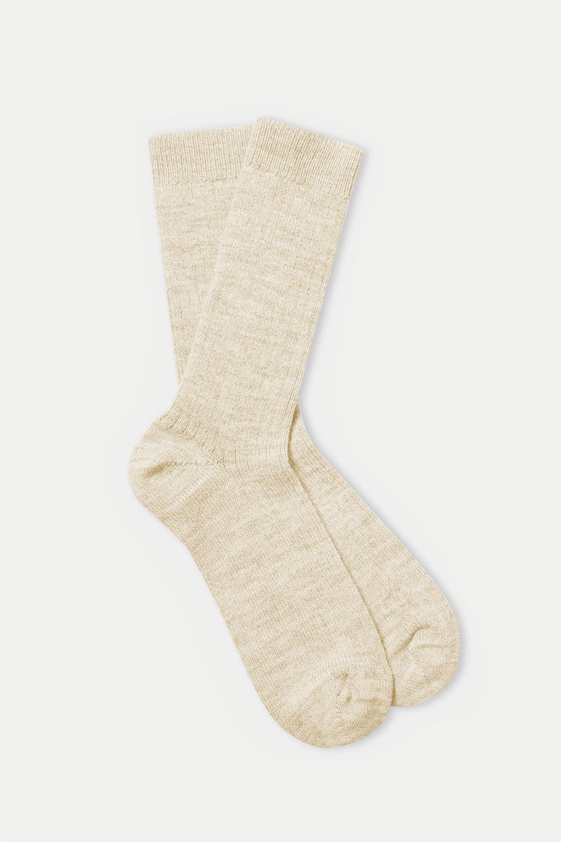About Companions Wool White Undyed Alpaca Socks
