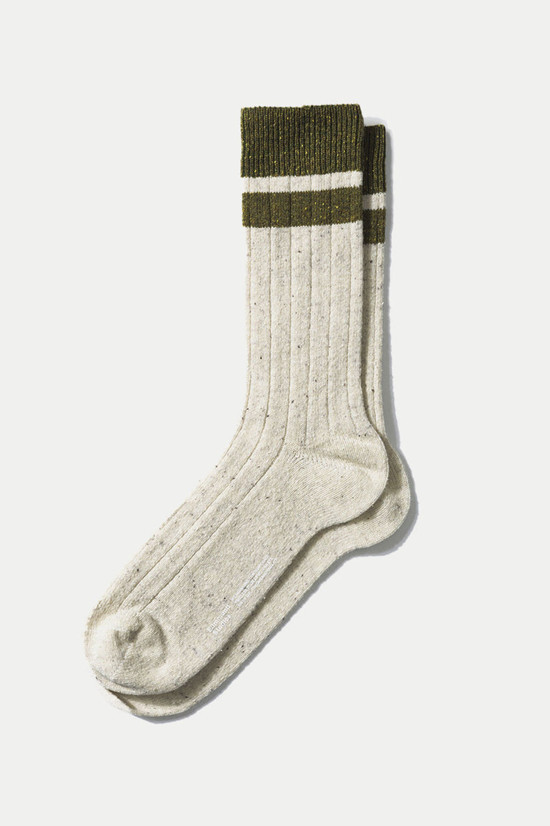 Edmmond Studios White Wembley Socks