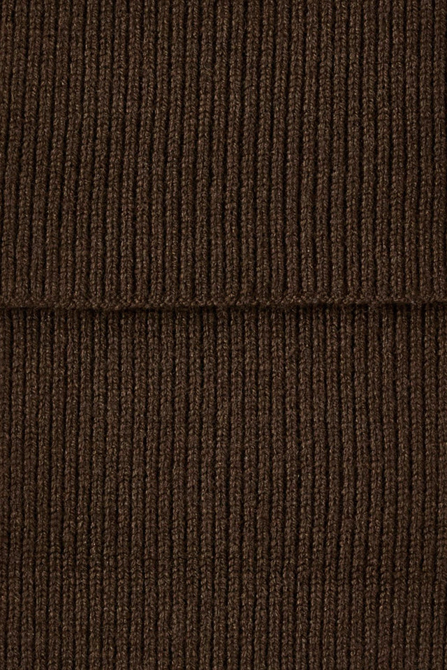 Selected Demitasse Mason Merino Wool Knit Scarf