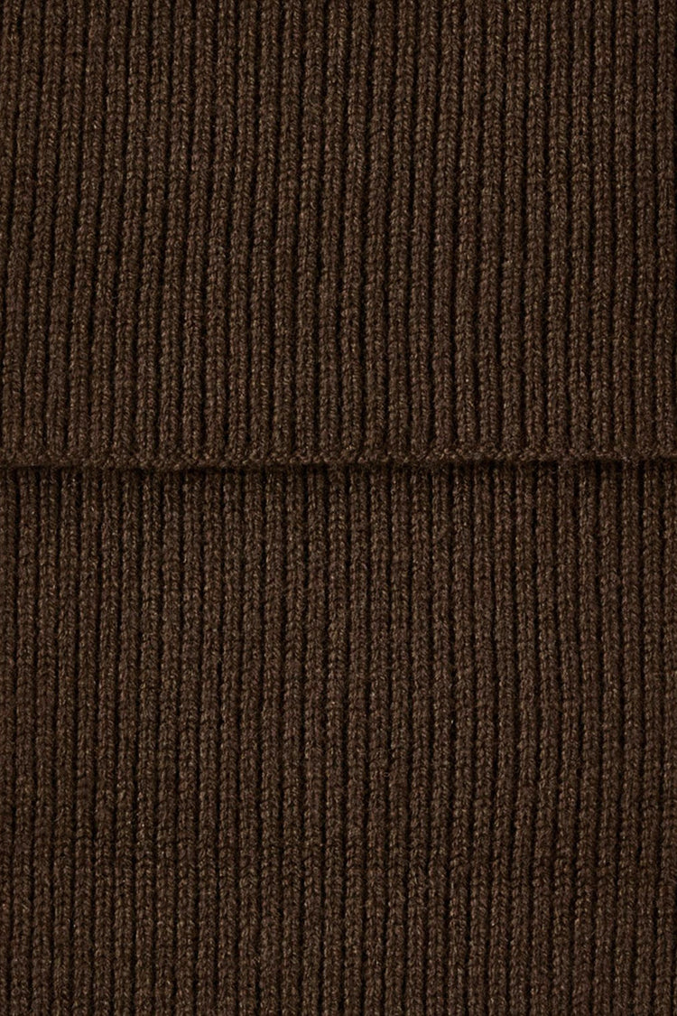 Selected Demitasse Mason Merino Wool Knit Scarf