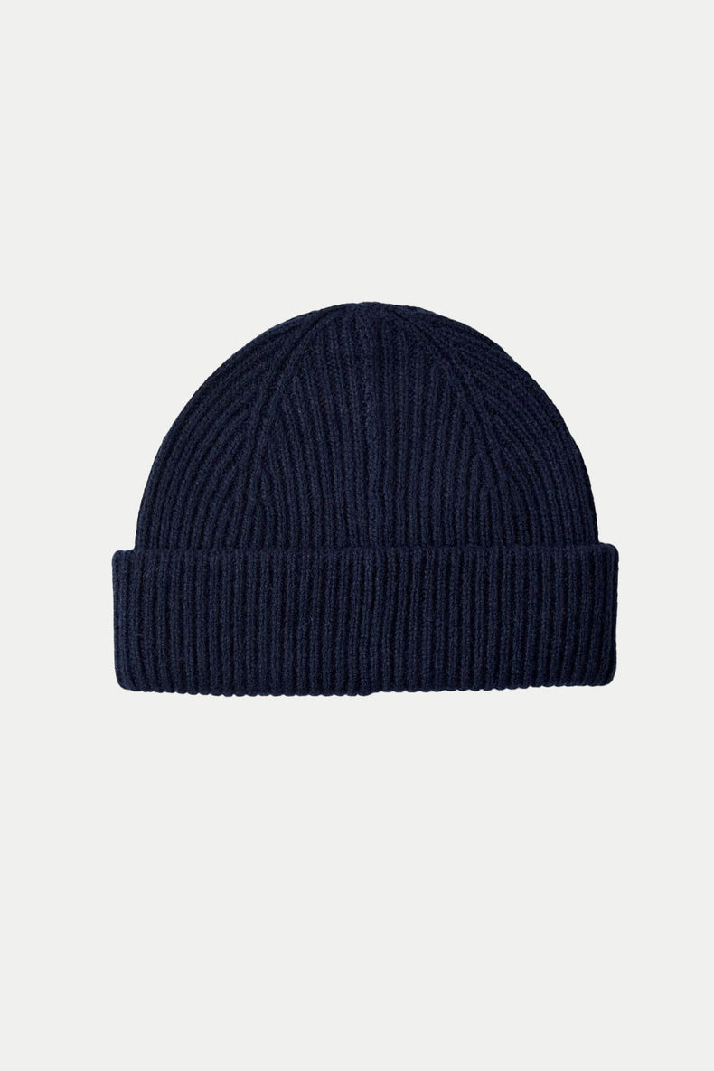 Selected Sky Captain Mason Merino Wool Beanie