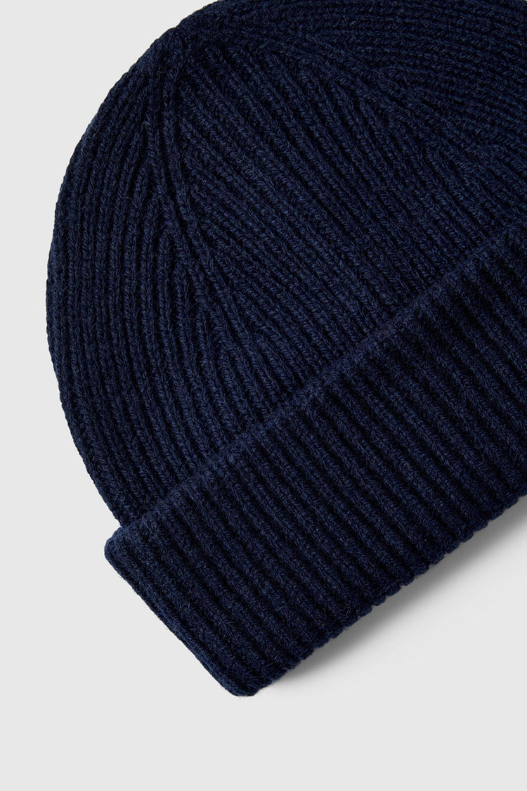 Selected Sky Captain Mason Merino Wool Beanie