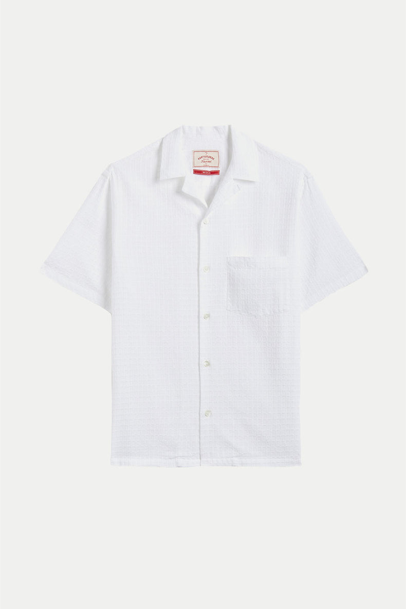 Portuguese Flannel White Favo Shirt