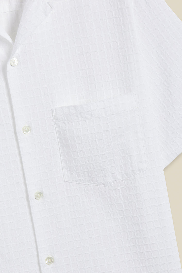 Portuguese Flannel White Favo Shirt
