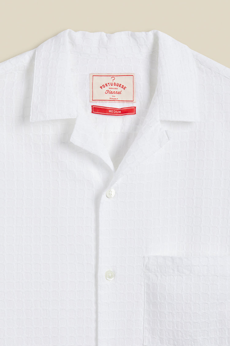 Portuguese Flannel White Favo Shirt