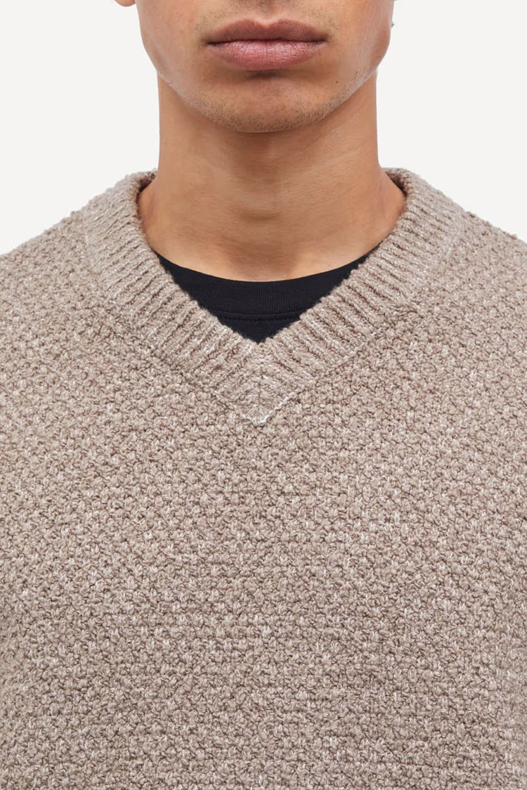 Samsøe Samsøe Greige Melange Saezra Sweater