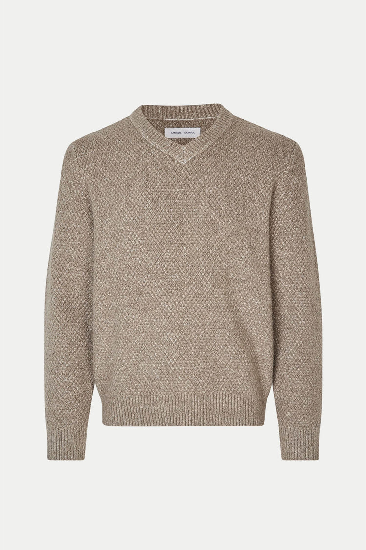 Samsøe Samsøe Greige Melange Saezra Sweater