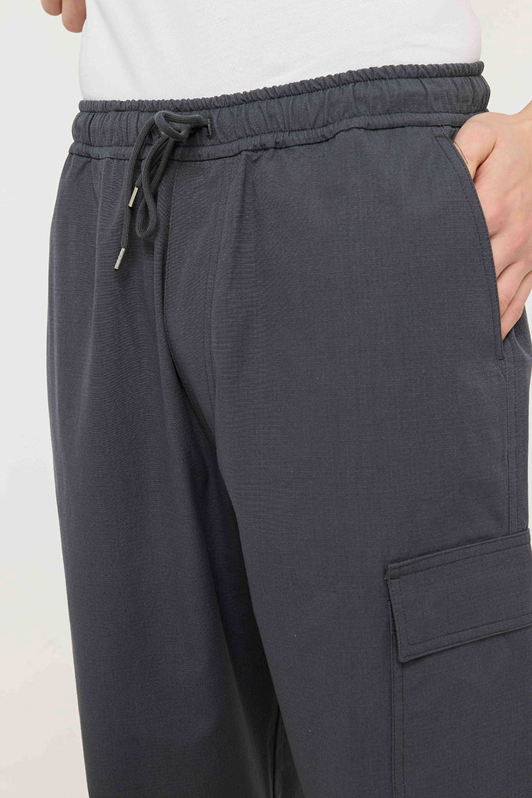 Castart Washed Black Celia Cargo Trousers