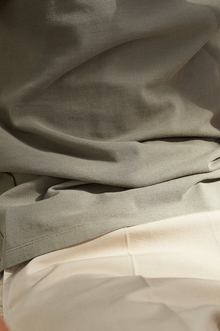 About Companions Dusty Olive Eco Pique Liron T-Shirt