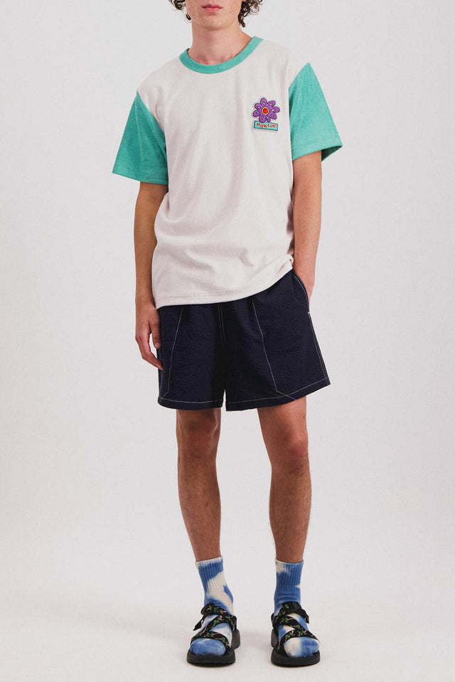 Howlin Navy Magic Seersucker Shorts