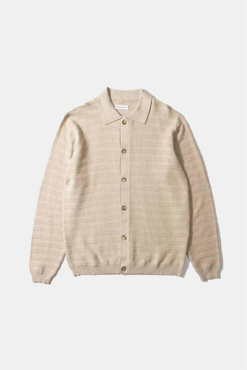 Edmmond Studios Tan Giorgos Knitted Shirt