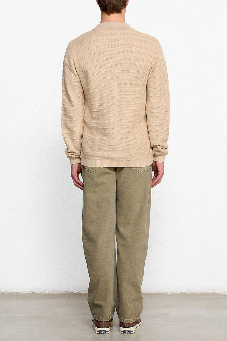 Edmmond Studios Tan Giorgos Knitted Shirt