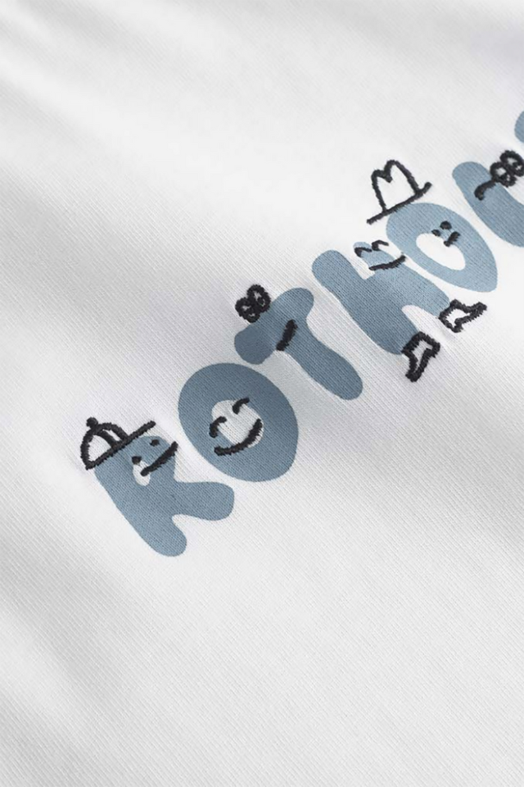 Rotholz Classic White Goofy Logo T-Shirt