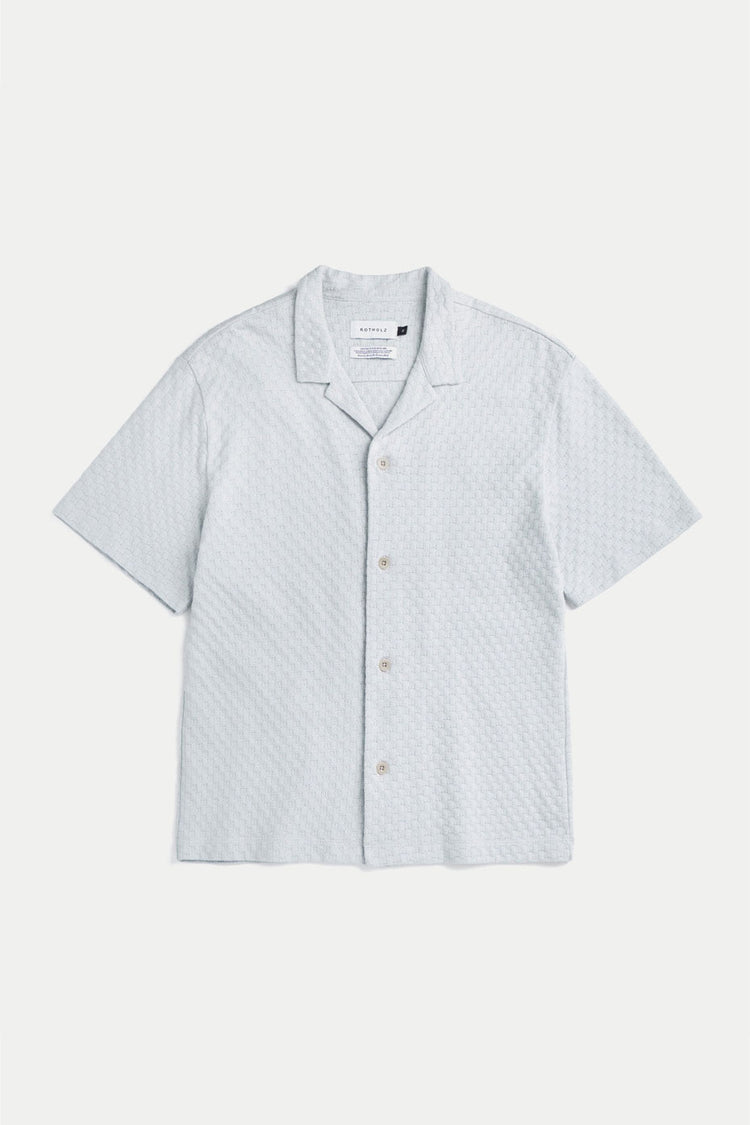 Rotholz Moonlight Grey Knit Bowling Shirt