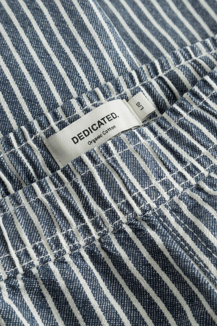 Dedicated Stripe Blue Vejle Shorts