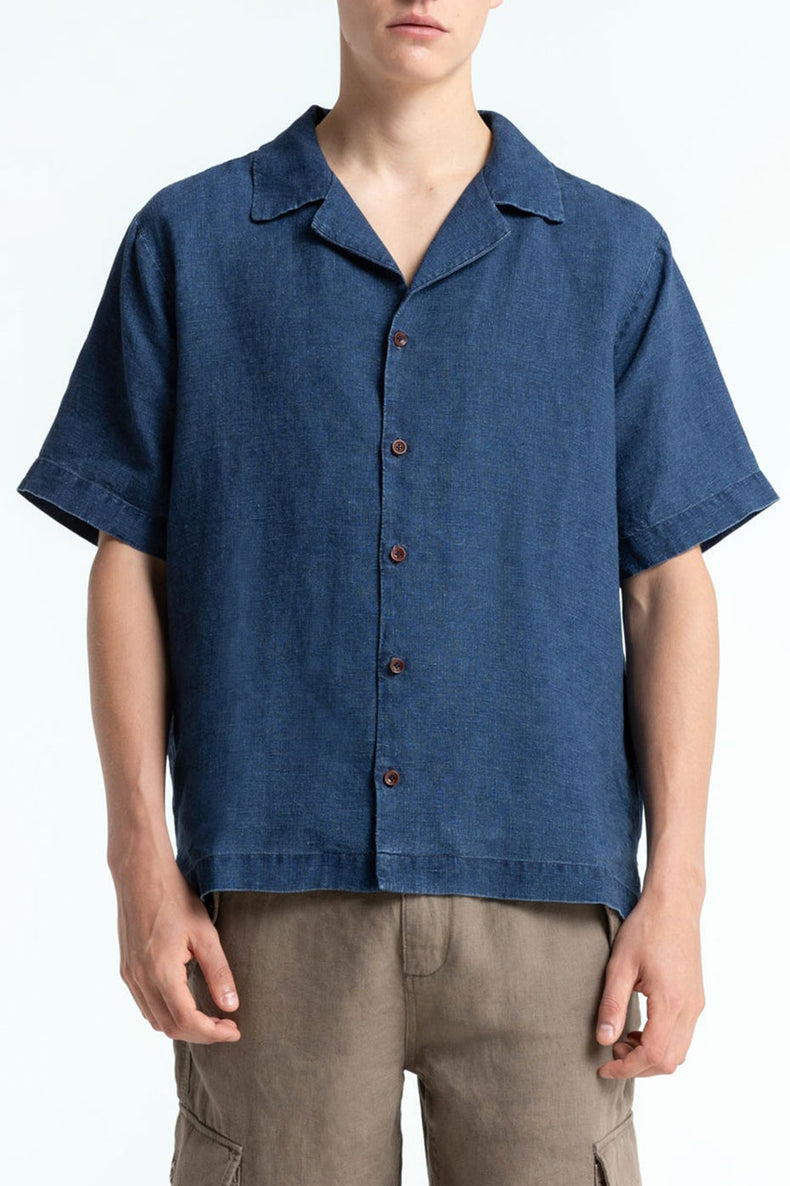 Kings of Indigo Indigo Linen Arkin Shirt