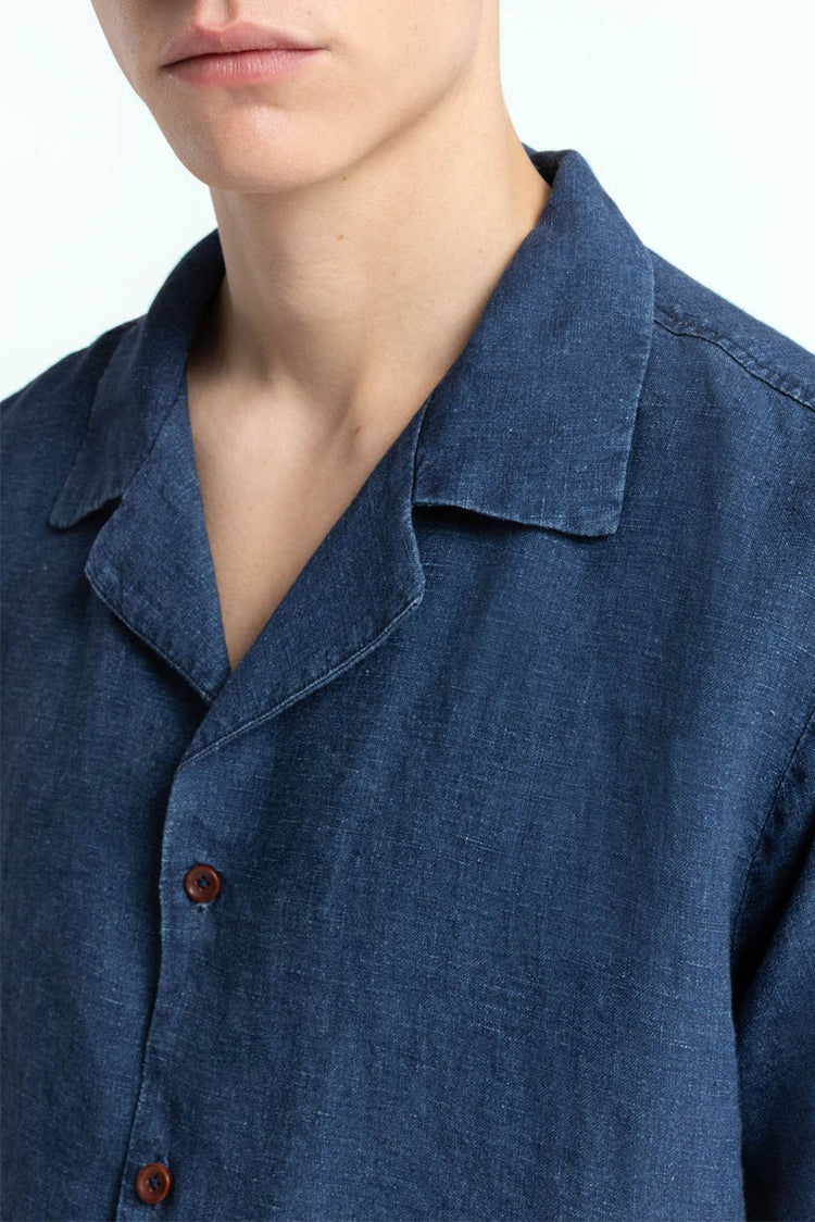 Kings of Indigo Indigo Linen Arkin Shirt