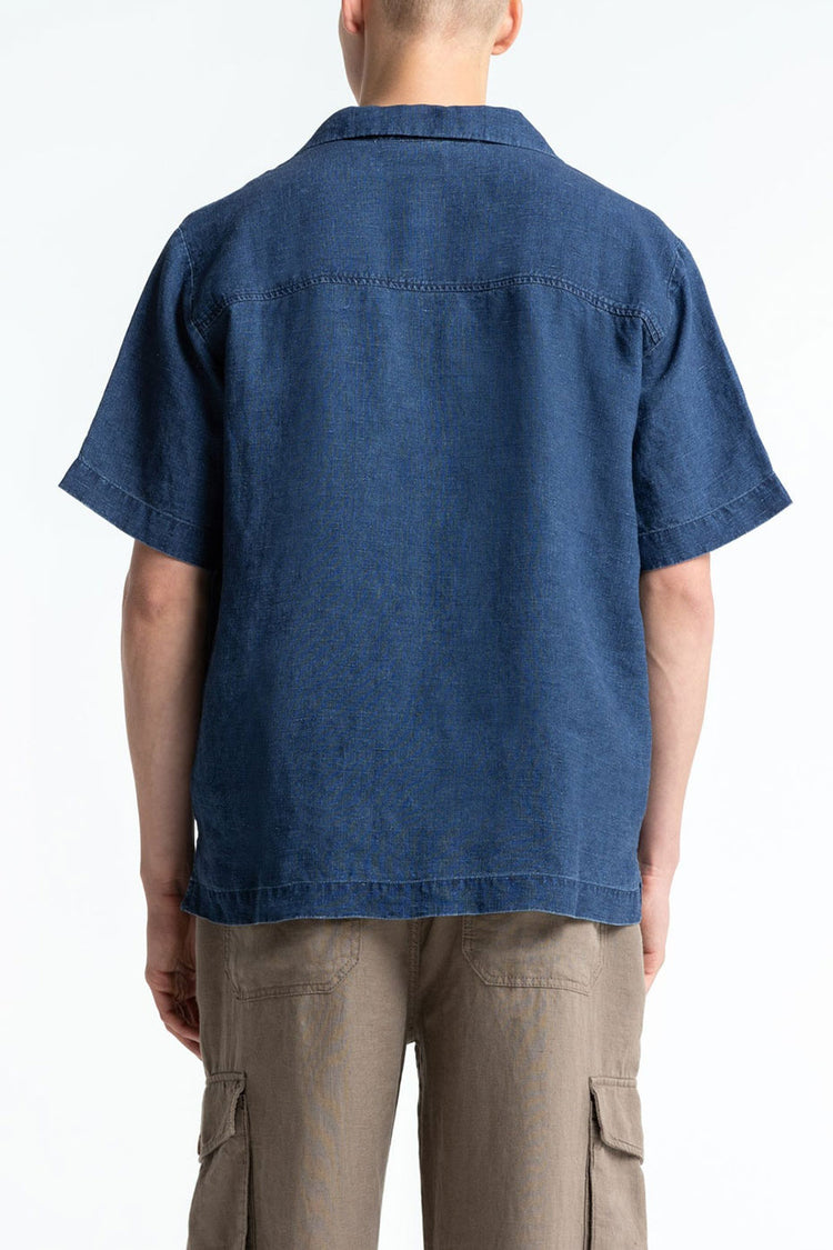 Kings of Indigo Indigo Linen Arkin Shirt