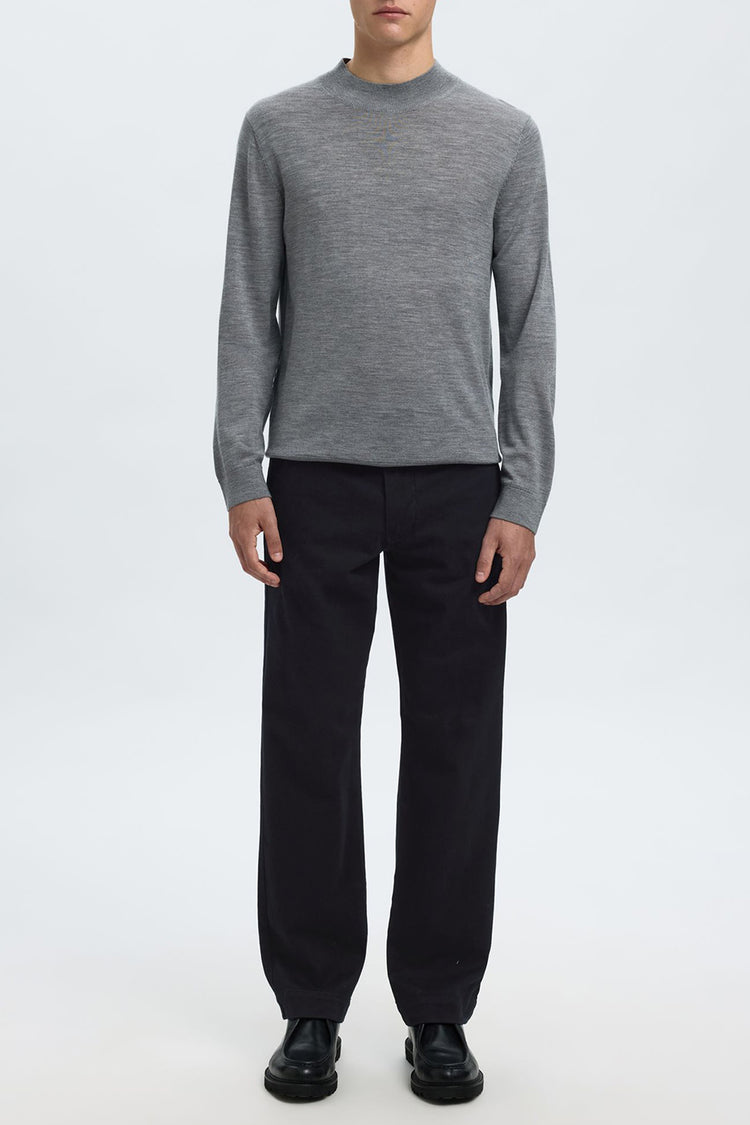 Selected Homme Dark Navy Regular Harry Twill Trousers