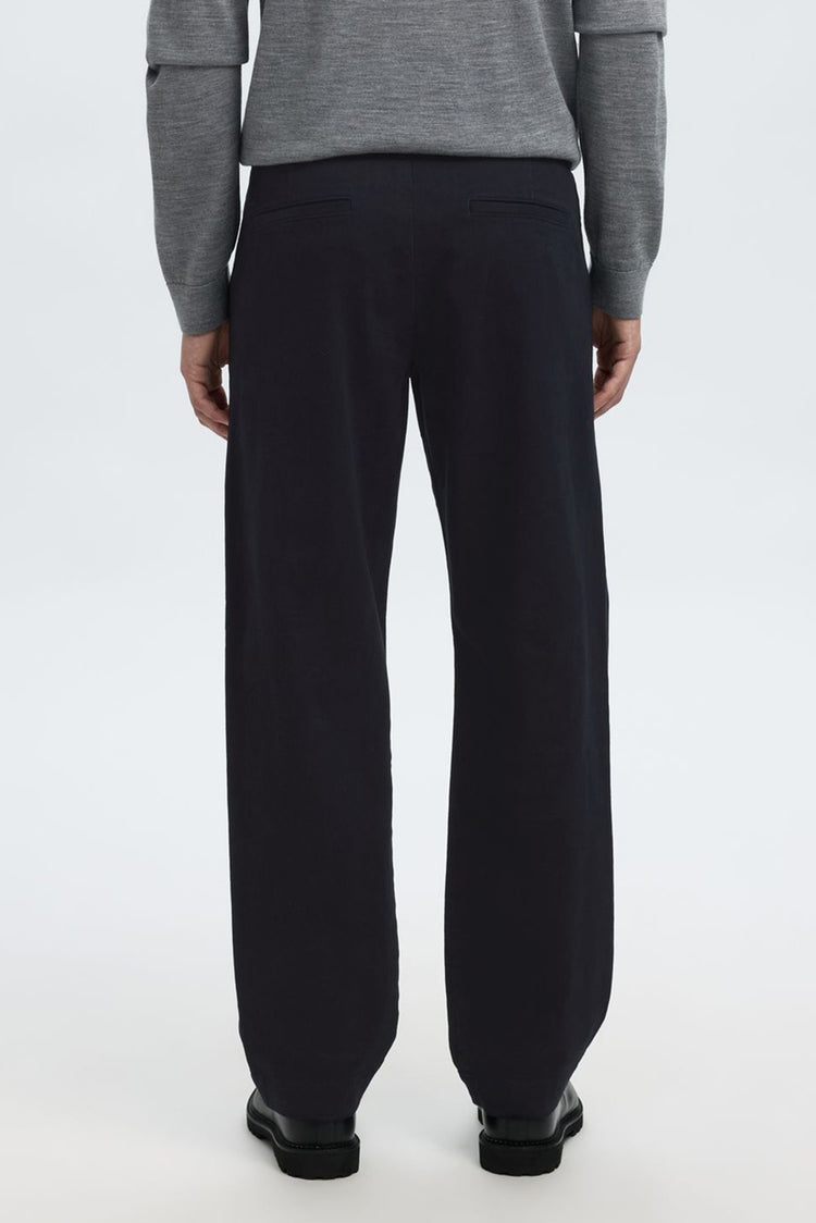 Selected Homme Dark Navy Regular Harry Twill Trousers