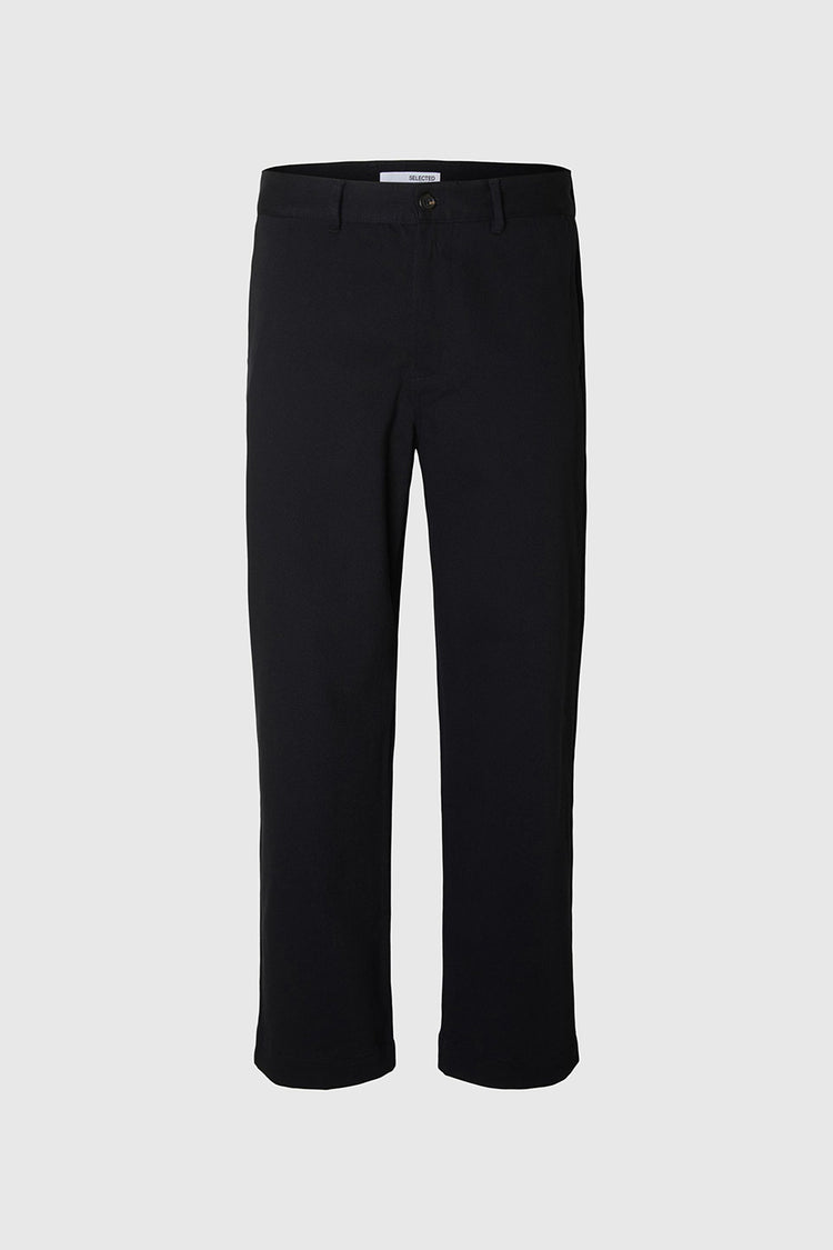 Selected Homme Dark Navy Regular Harry Twill Trousers