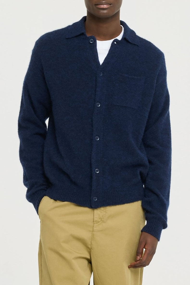 Castart Navy Veer Cardigan