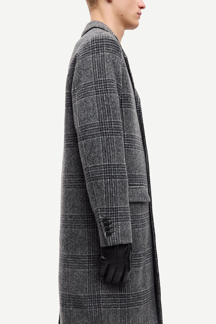 Samsøe Samsøe Grey Check Satesfa Coat