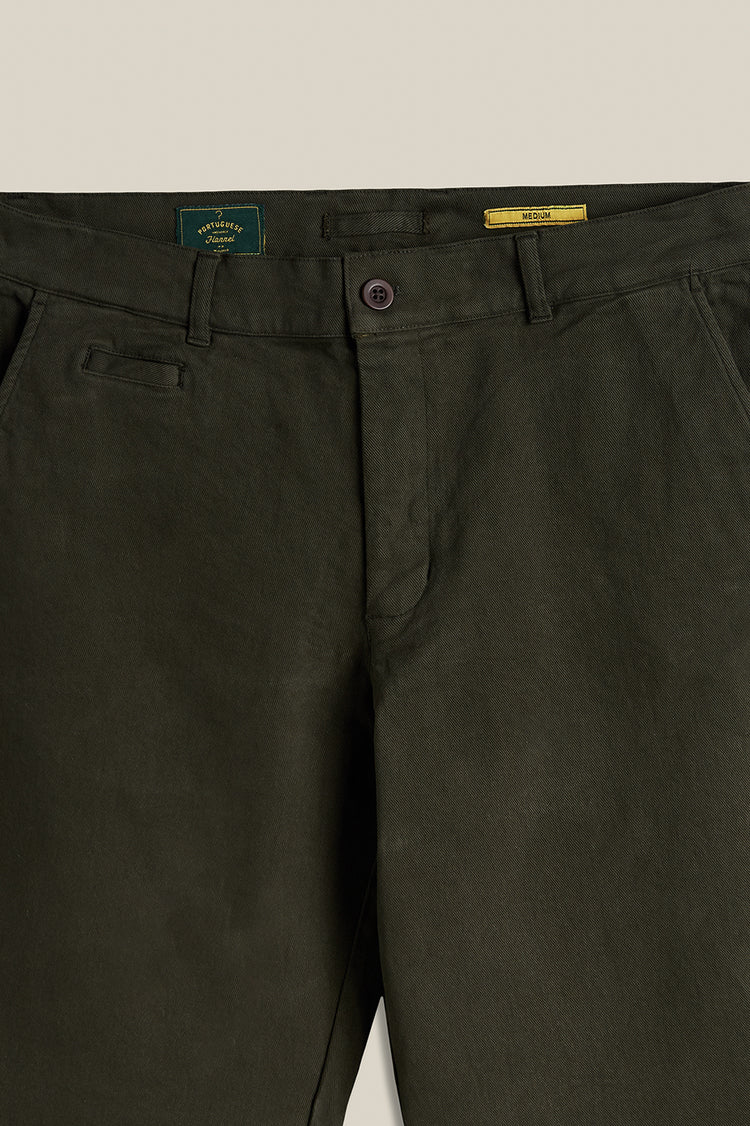 Portuguese Flannel Olive Labura Trousers