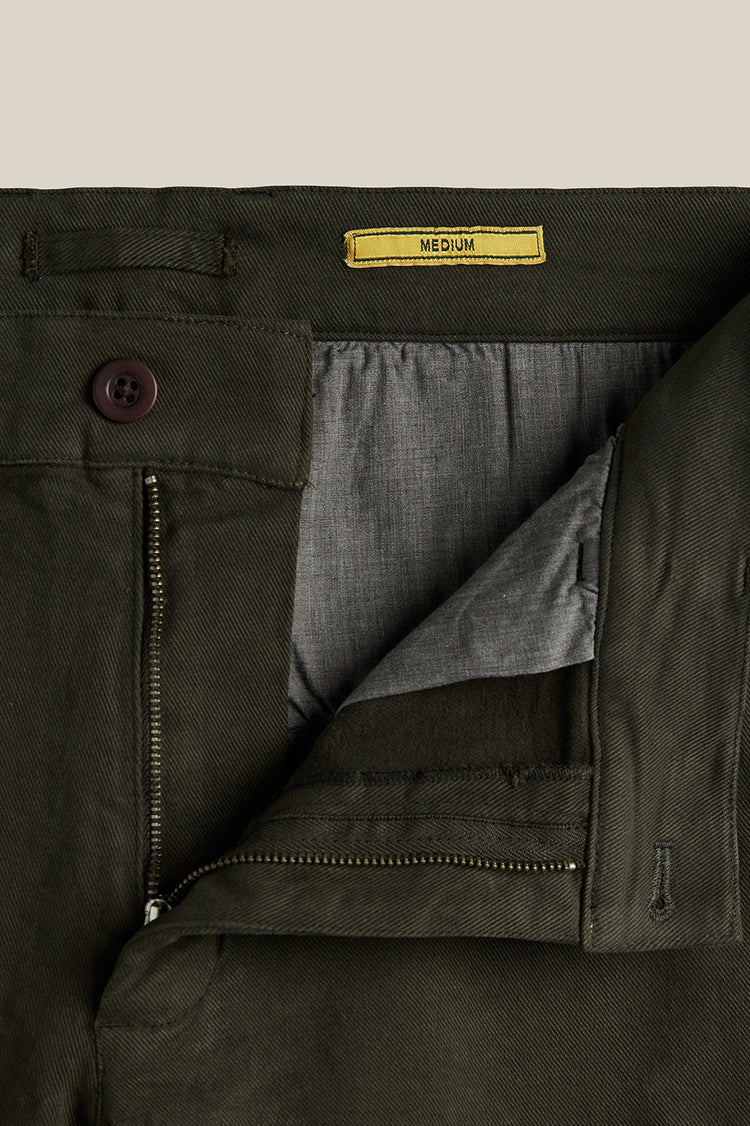 Portuguese Flannel Olive Labura Trousers