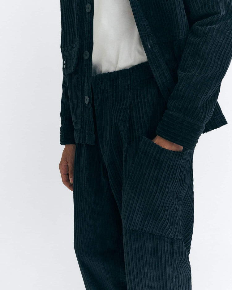 Thinking Mu Navy Max Corduroy Pants