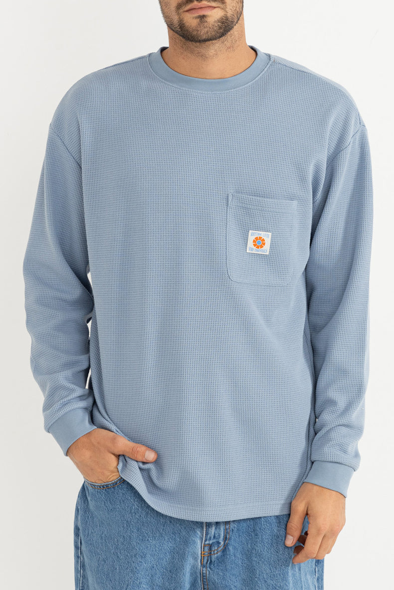 Rhythm Slate Vintage Pocket Waffle Sweat