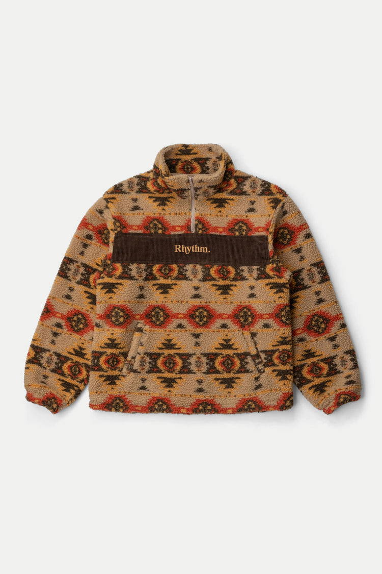 Rhythm Tan High Noon Quarter Zip Jacket
