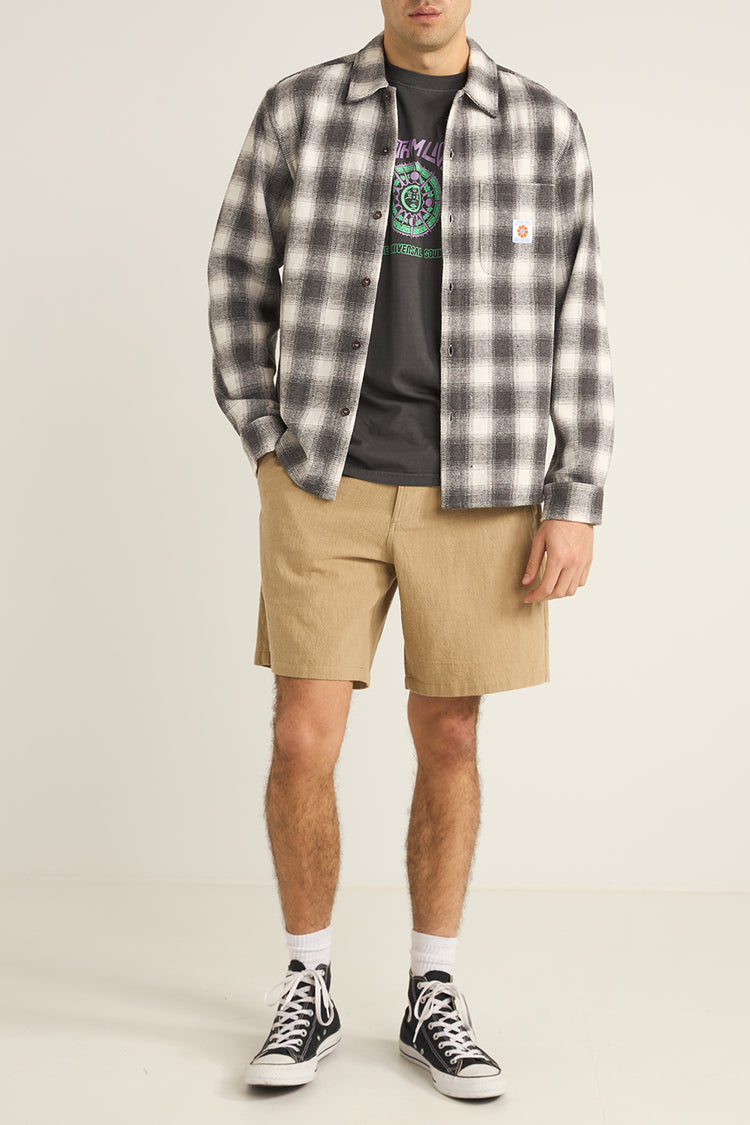 Rhythm Ash Plaid Flannel Shirt