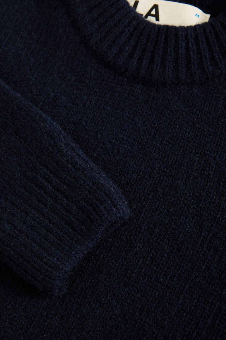La Paz Dark Navy Trindade Knit Jumper