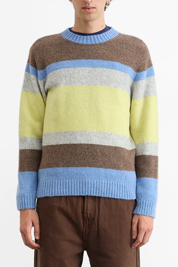 Edmmond Studios Yellow Striped Glasgow Sweater
