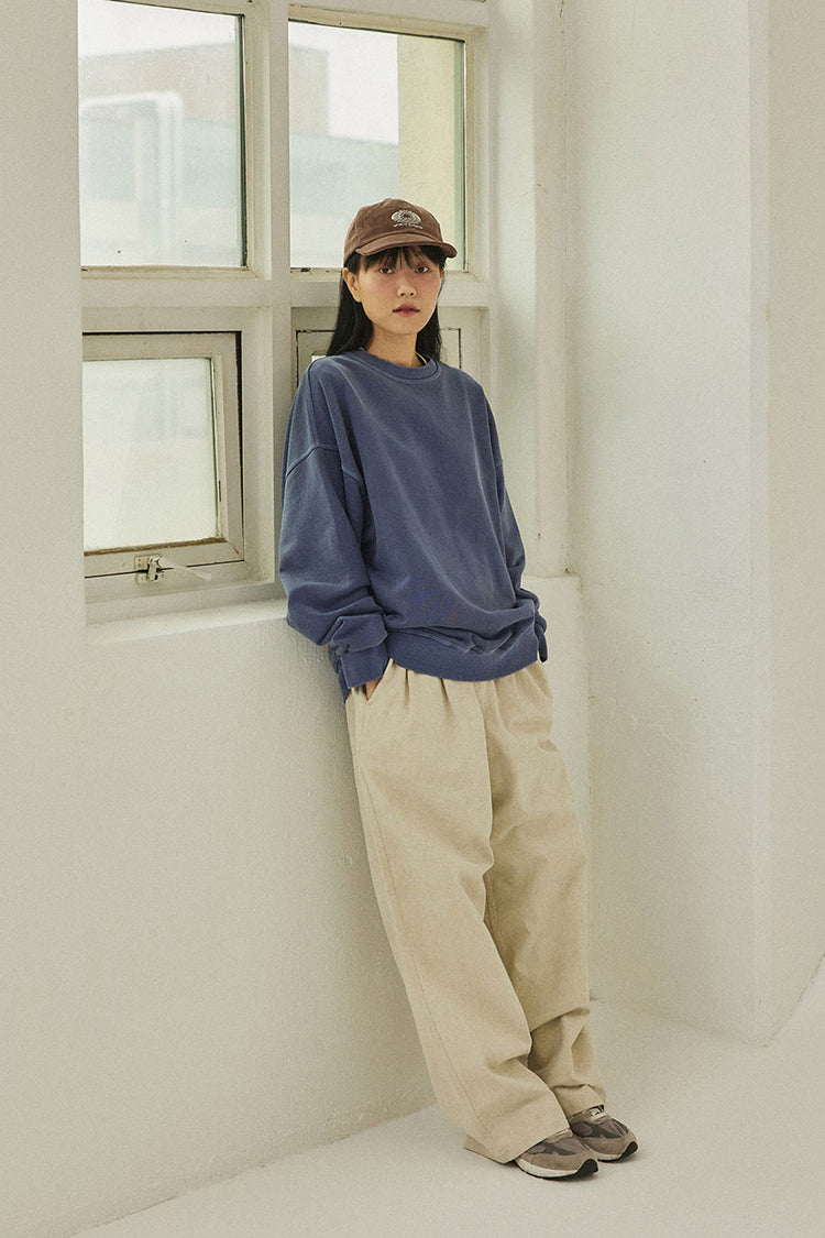 Kappy Vintage Navy Pigment Sweatshirt