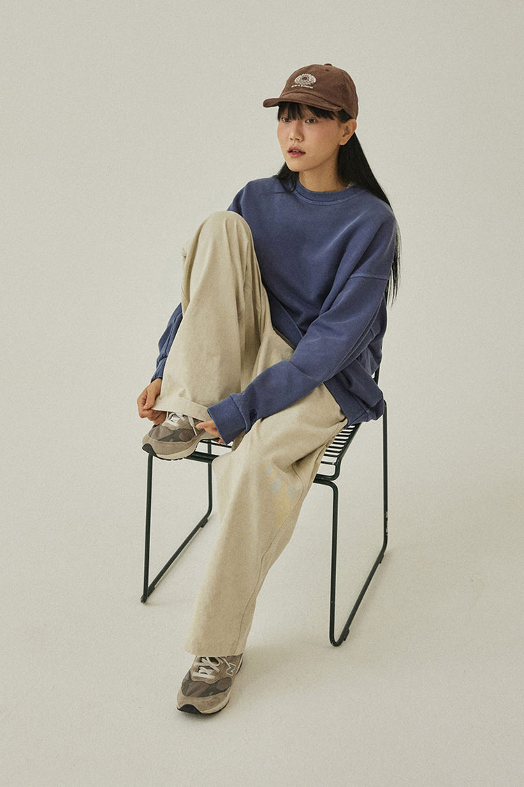 Kappy Vintage Navy Pigment Sweatshirt