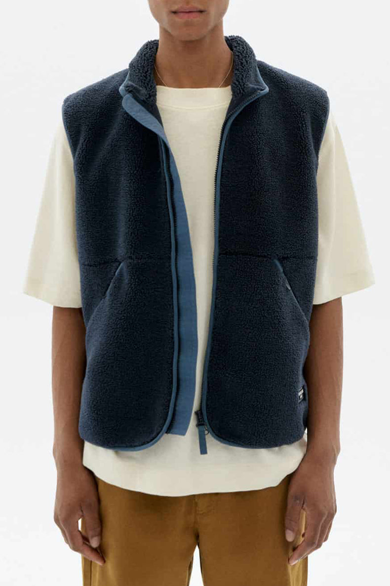 Thinking Mu Navy Craig Vest