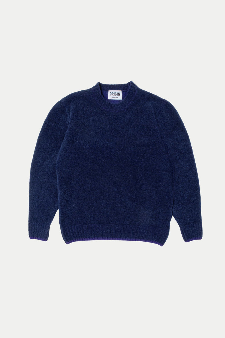 Origin Prussian Blue Picadilly Crew Neck Jumper