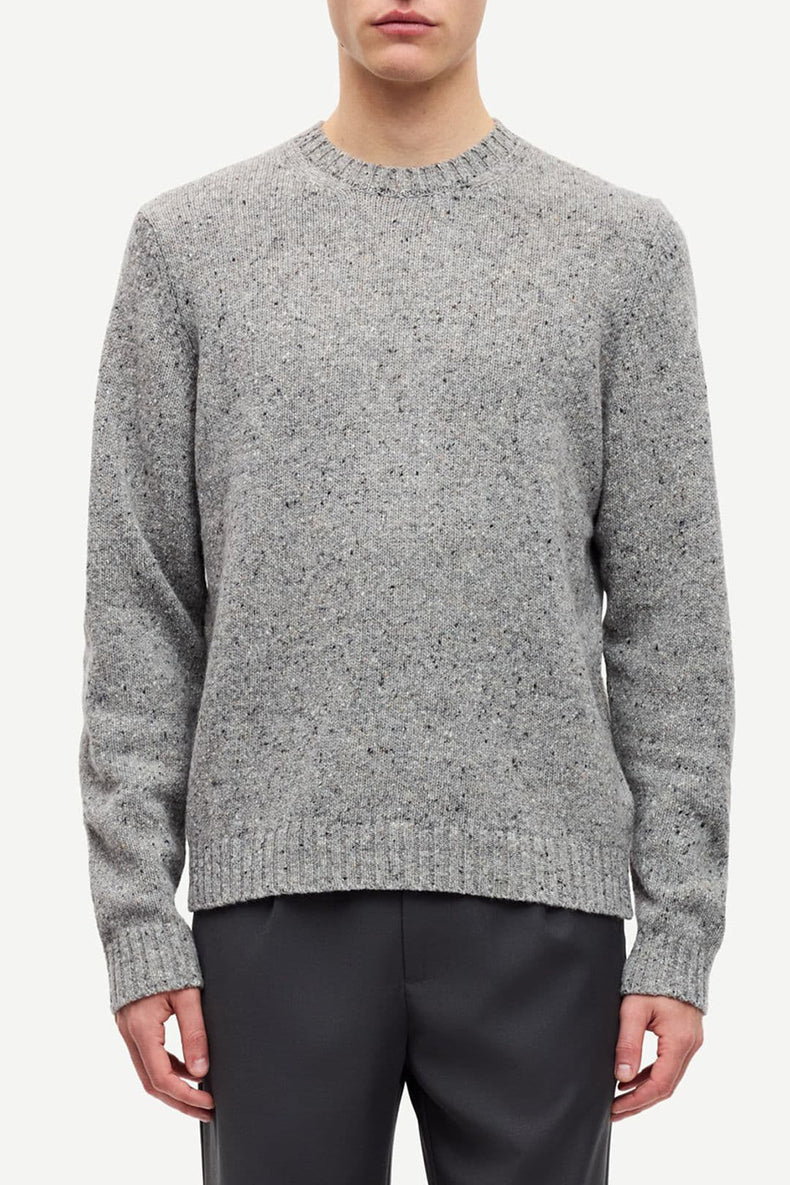 Samsøe Samsøe Grey Melange Sanataniel Sweater