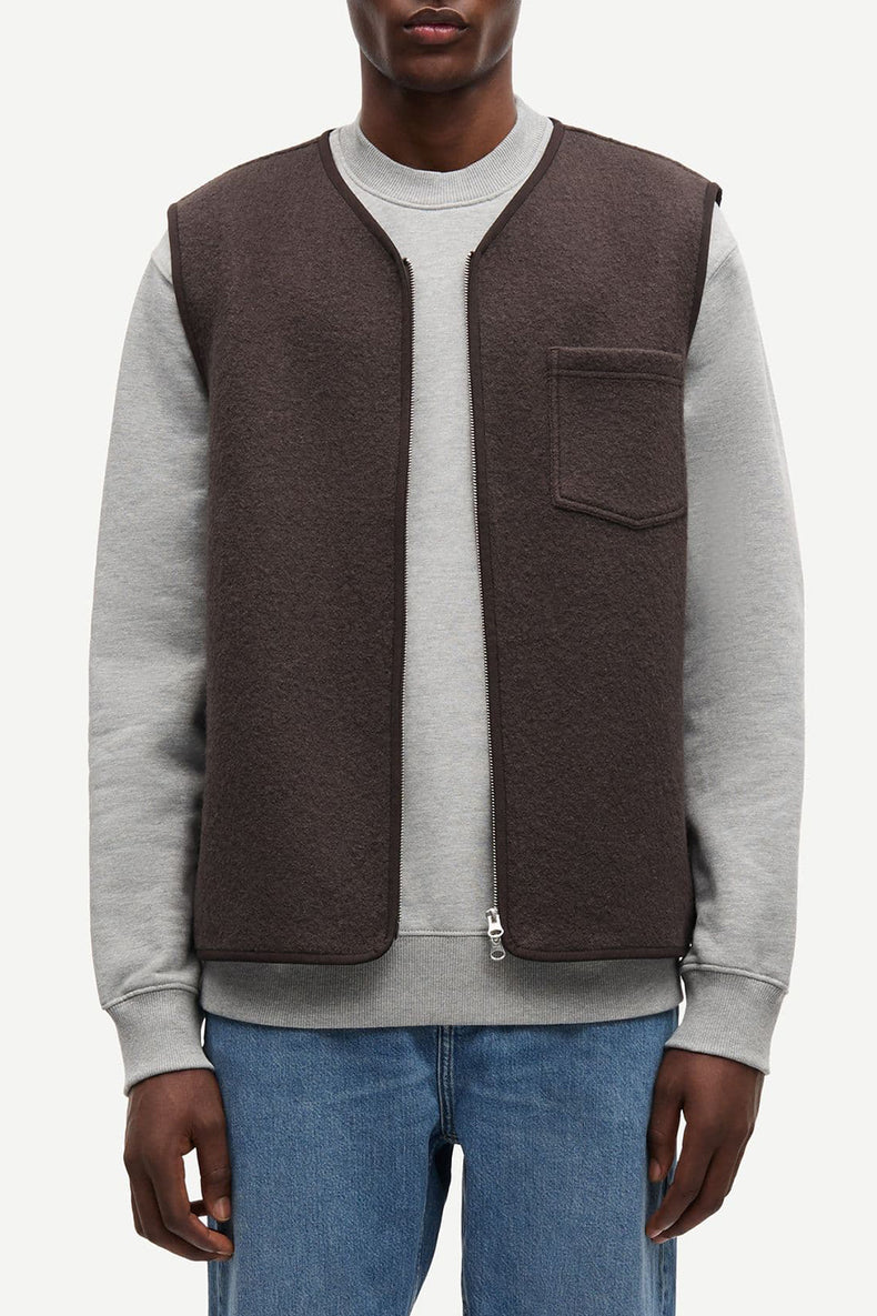 Samsøe Samsøe Turkish Coffee Sahannes Vest