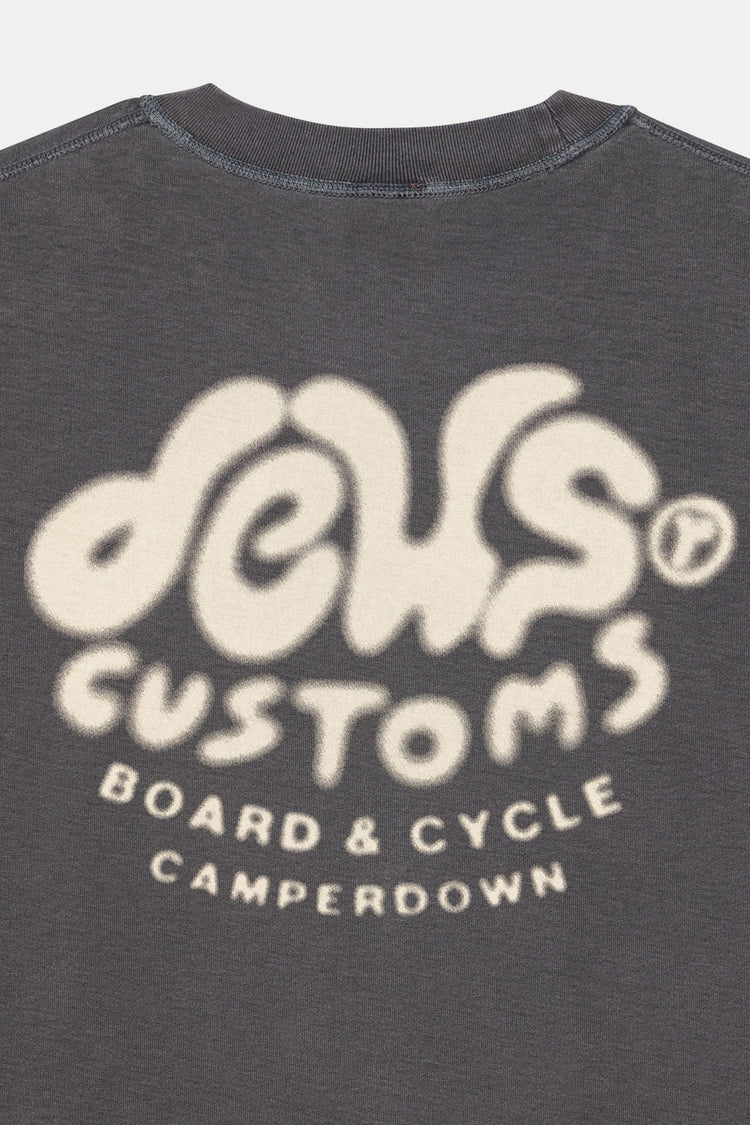 Deus Ex Machina Anthracite Debris Reverse T-Shirt