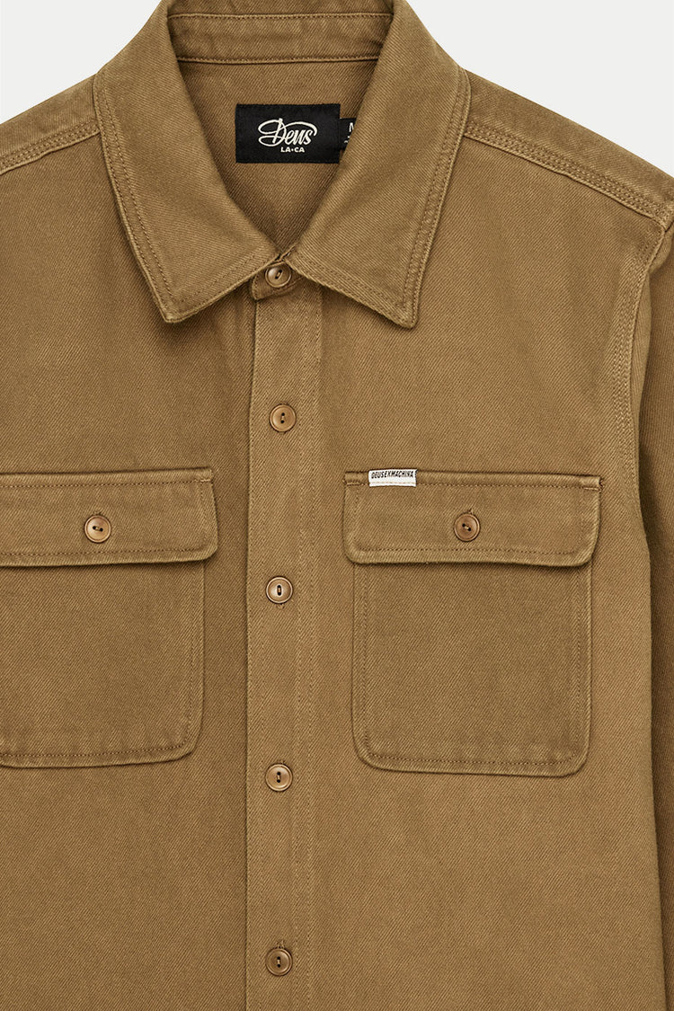 Deus Ex Machina Bronze Brown Vacay Overdye Shirt