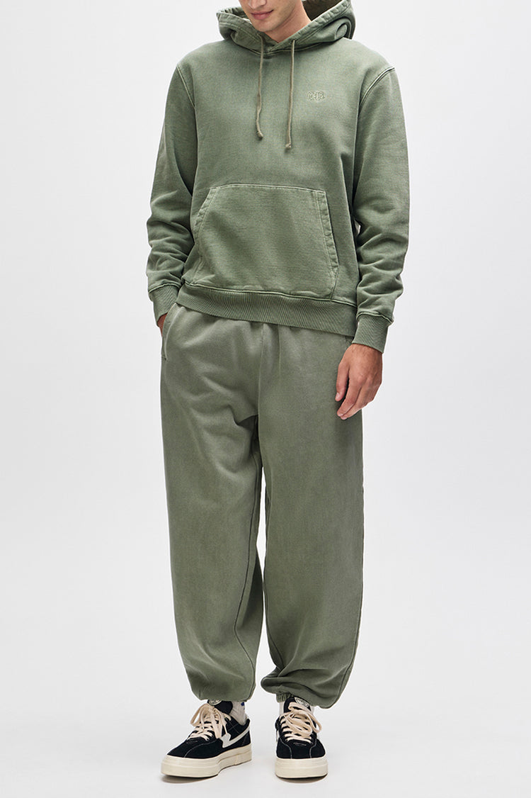 Deus Ex Machina Cypress Green Shield Dyed Hoodie