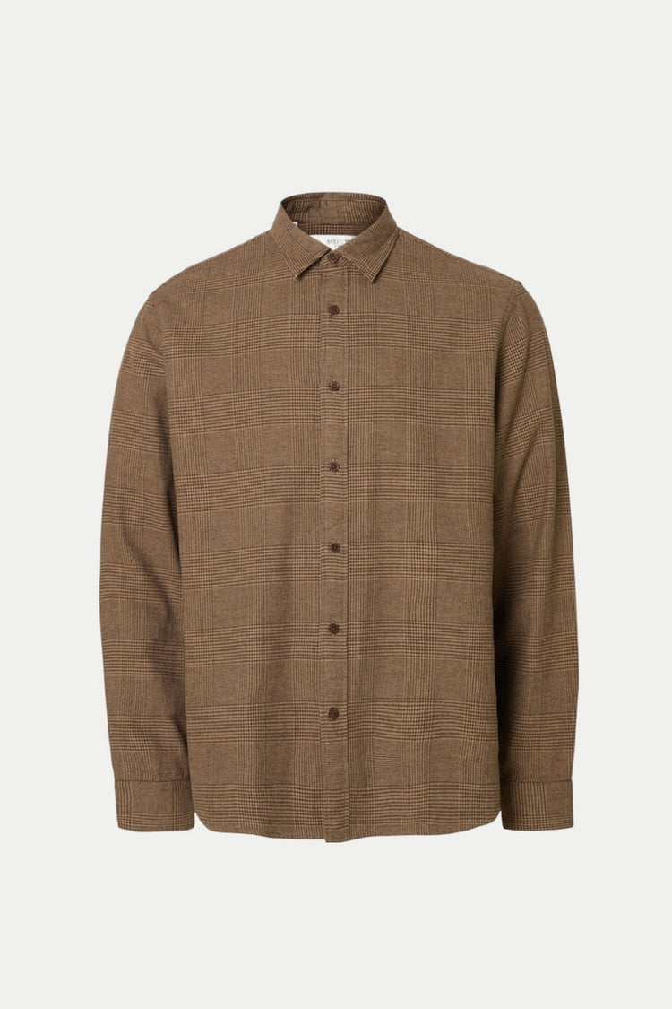 Selected Demitasse Noah Brushed Check Shirt