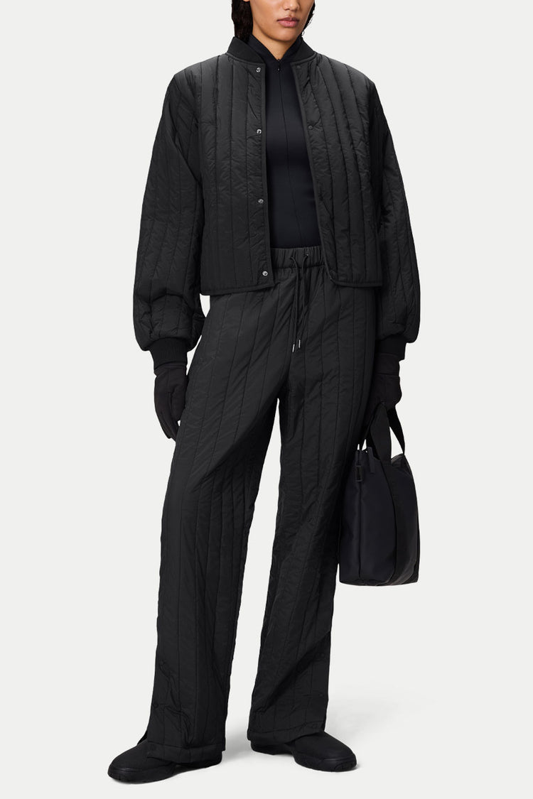 Rains Black Banja Liner Bomber Jacket