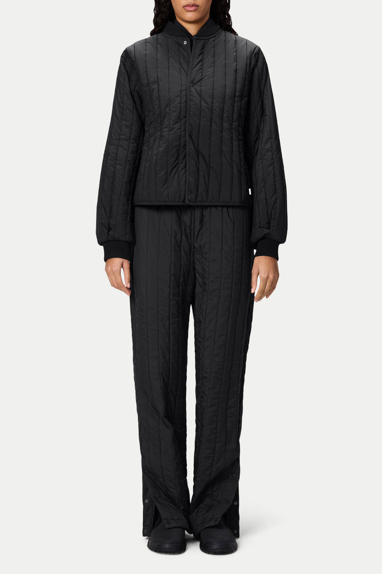 Rains Black Banja Liner Bomber Jacket