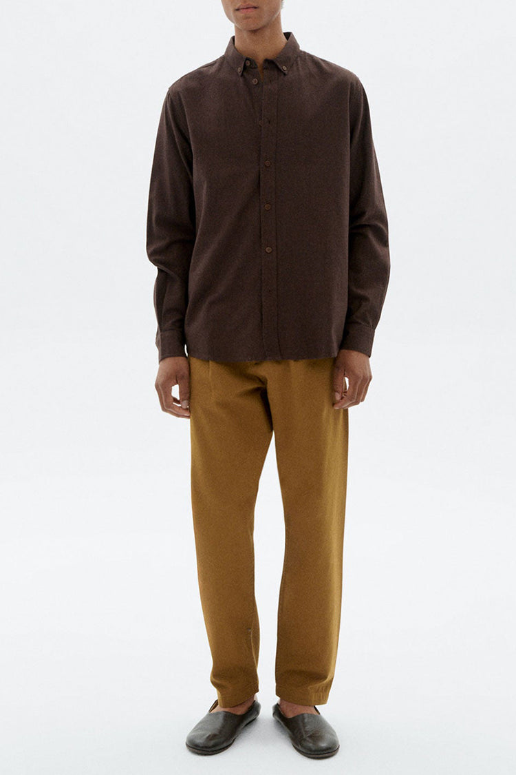 Thinking Mu Navy Oak Microchecks Ant Shirt