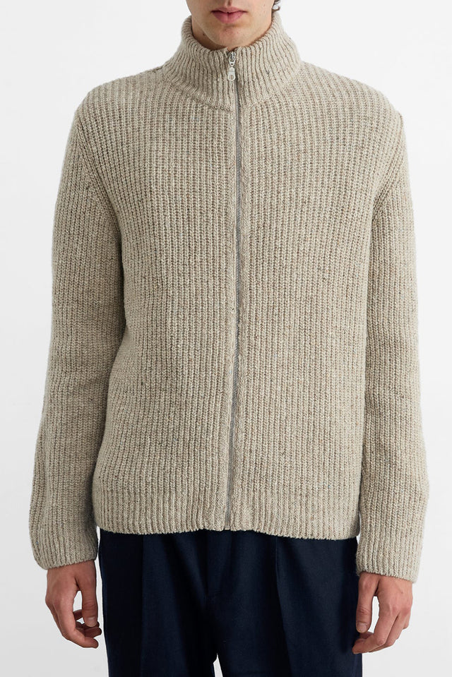 Edmmond Studios Light Grey Melange Paris Cardigan